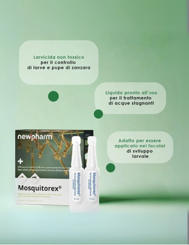 Insetticida Biologico Zanzare Bacillus Thuringiensis Lepidotteri | Mosquitorex - 7010