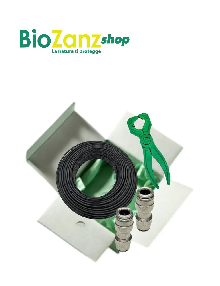 Kit di Riparazione BioZanz | 2 Metri di Tubo + 2 Innesti + Pinza Taglia Tubo - 3027