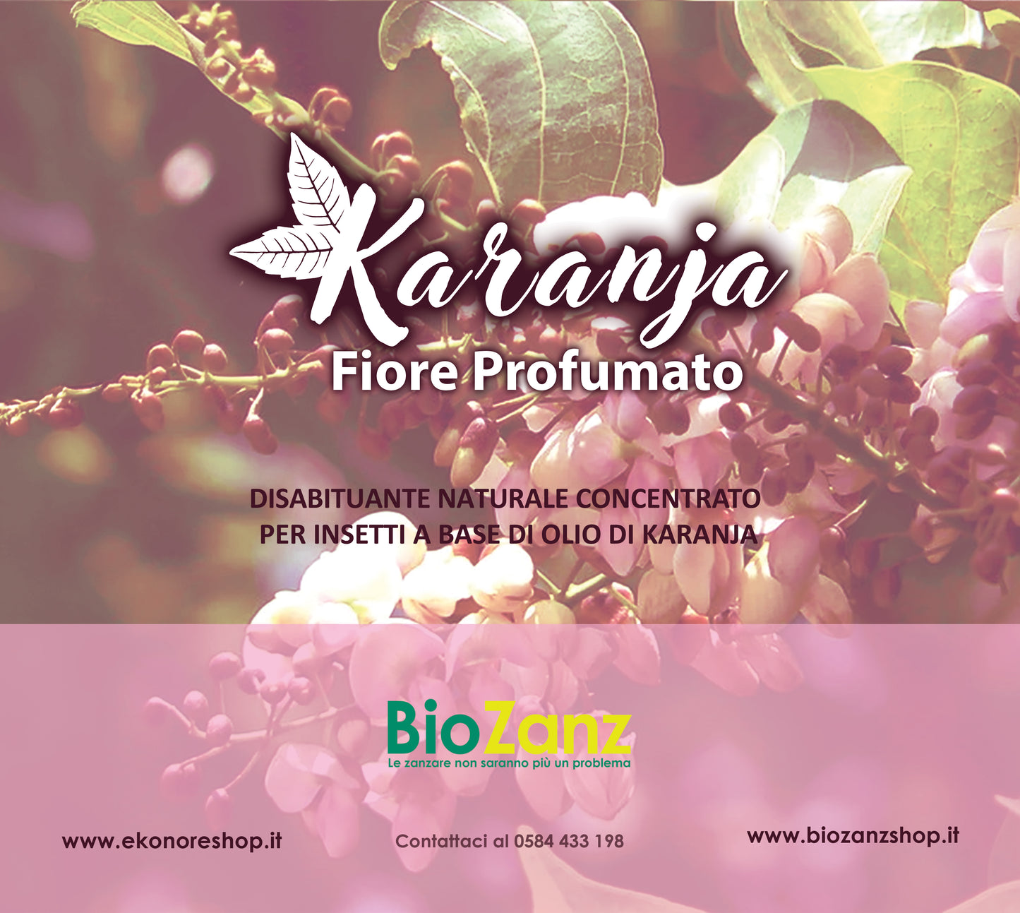 Ricariche Biozanz | KaranjaFiore Profumato 5000 ml - Disabituante per insetti ad azione rapida (cod. 4051)
